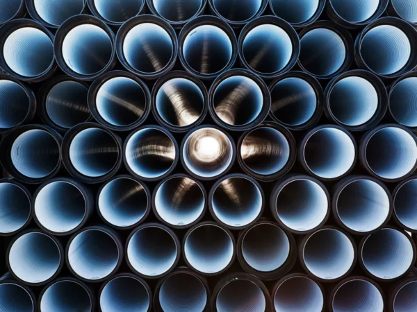 background of colorful PVC pipes